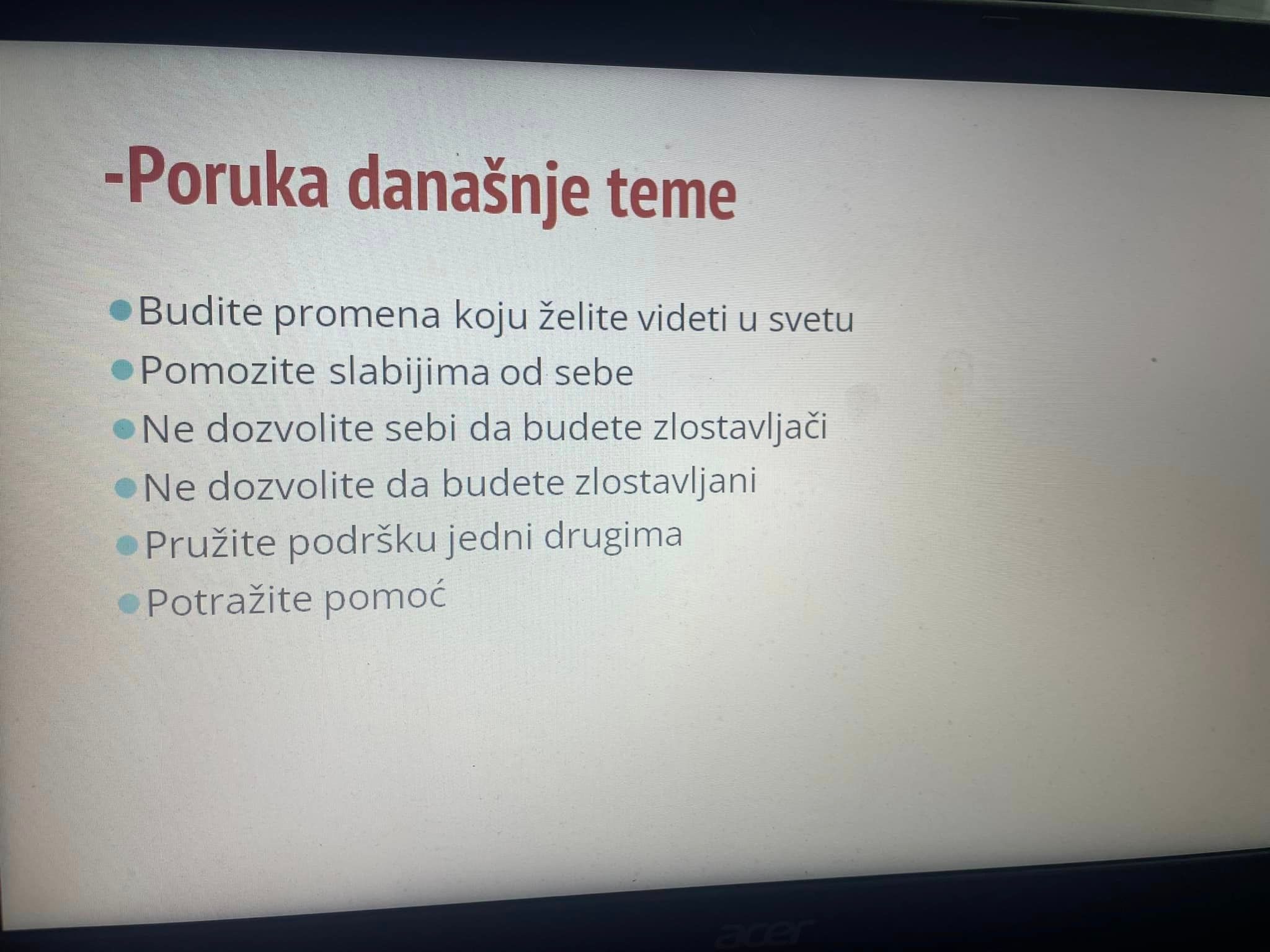 Predavanje „Psihičko nasilje“