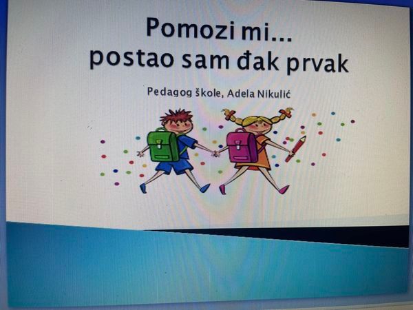 Predavanje na temu „Pomozi mi… postao sam đak prvak“
