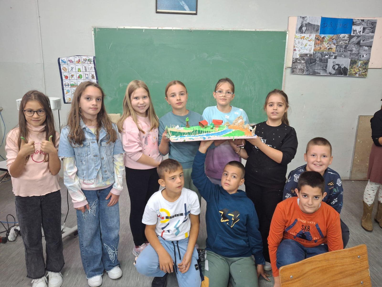 Izrada modela reljefa na časovima prirode i društva